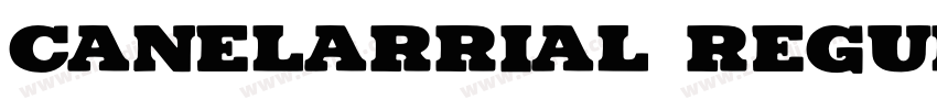 canelarrial regular字体转换